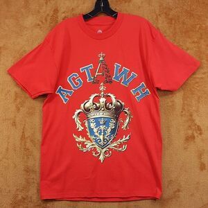 AGTAWH All Good Things Shirt Mens Medium Red Royal Crown Crest Logo Streetwear
